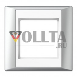 Jung AP581ALWW A plus рамка 1-я, цвет: алюминевый