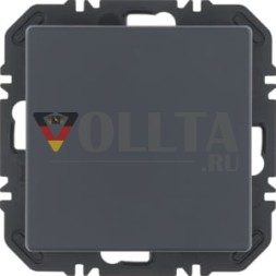 Berker 24116186 Enocean QX антрацитовый, включая настенный радиопередатчик