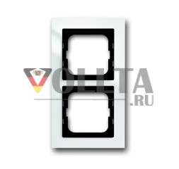 Busch-Jaeger 1722-284 рамка для крышки, двухсторонняя рамка студийного белого цвета